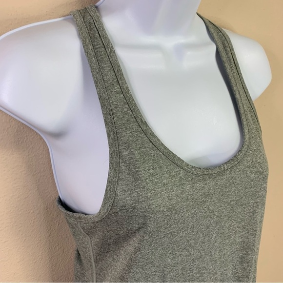 Small Nike Grey Dri Fit Sleeveless Tank Top Stretch 4 6 Athletic Activewear - Picture 4 of 10